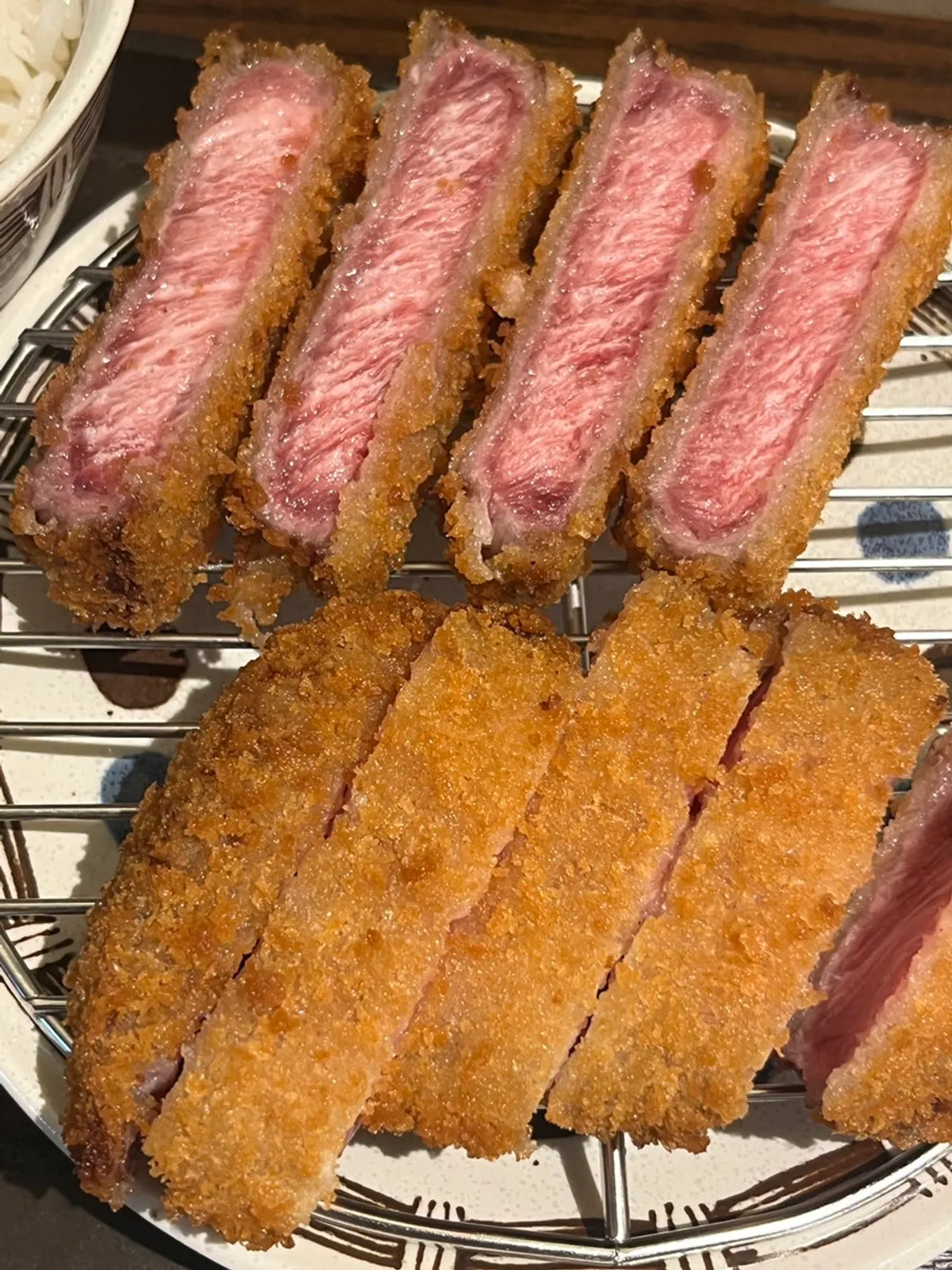 Sirloin gyukatsu served with Isigny butter