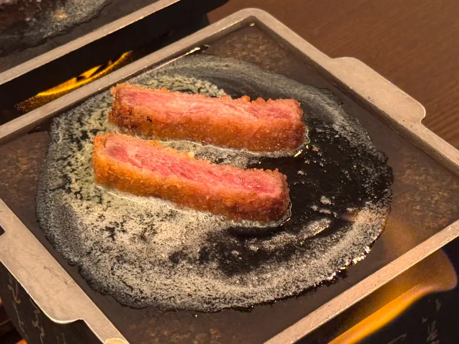 Beef katsu grilled with melted Isigny butter