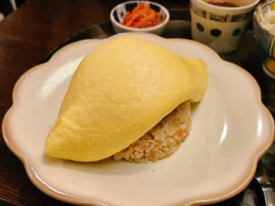 규엔당 함바그 오므라이스 클로즈업