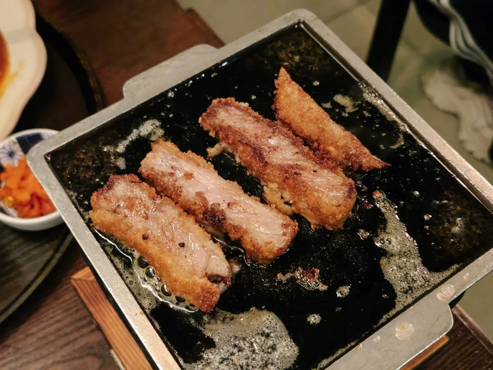 식사를 마무리한 규엔당 성수본점 테이블