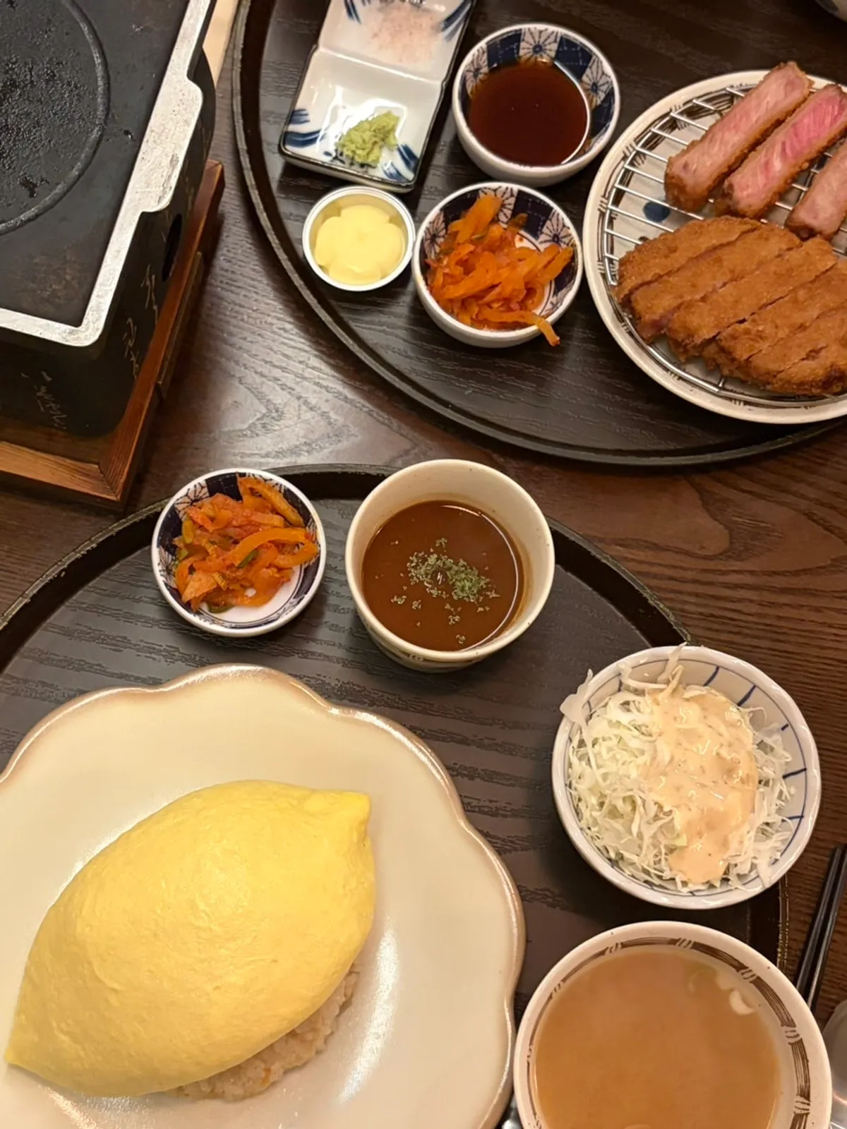 Full striploin gyukatsu meal set ordered at Gyuen Dang Seongsu Main Branch
