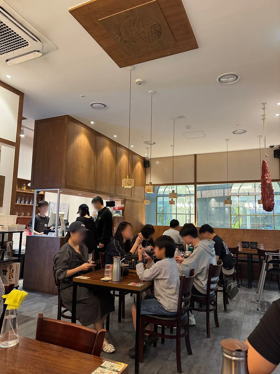 Table with a stove at Ichigyu Wonju