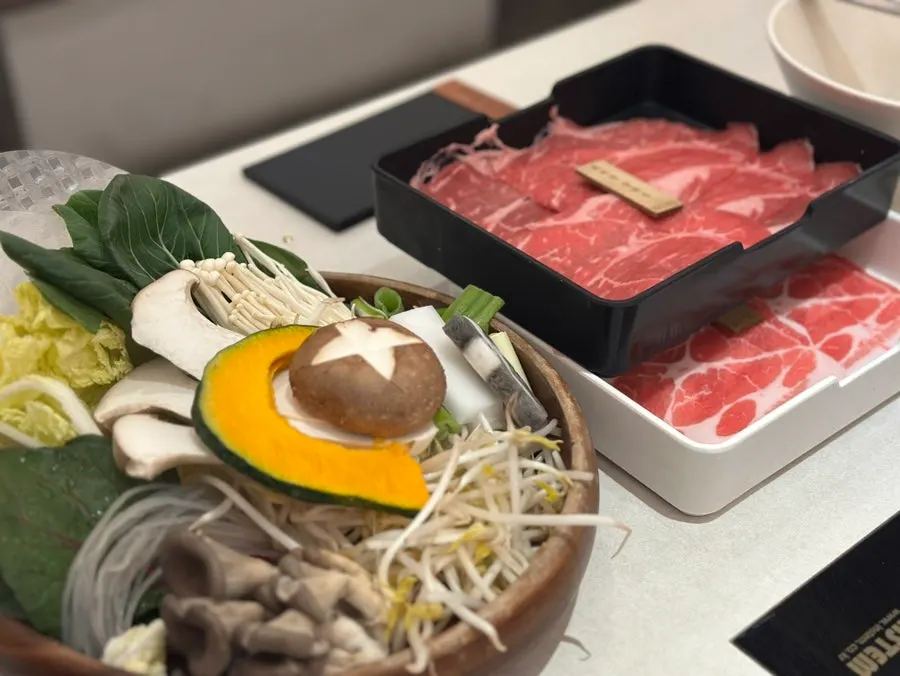 샤브인서울 합정점 샤브샤브 상차림