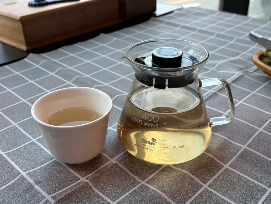 Barley tea served as the default drink