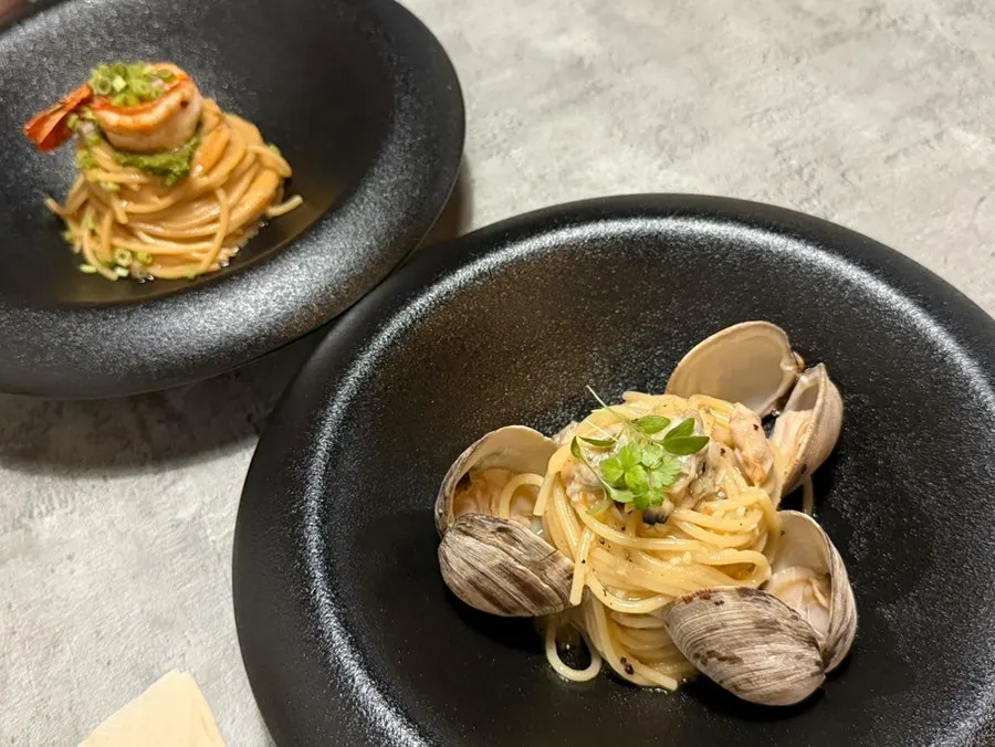 Hado's pasta course dish