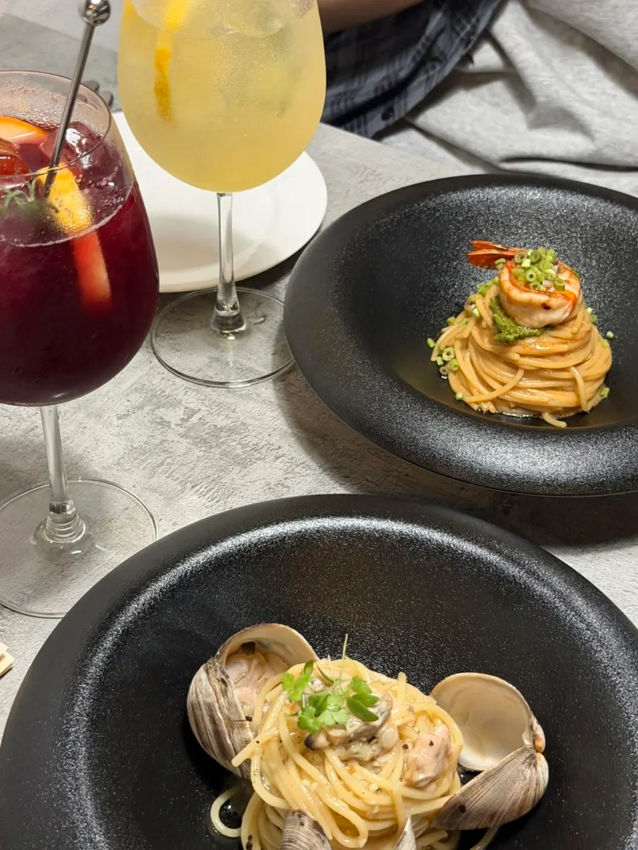 Beautifully plated pasta