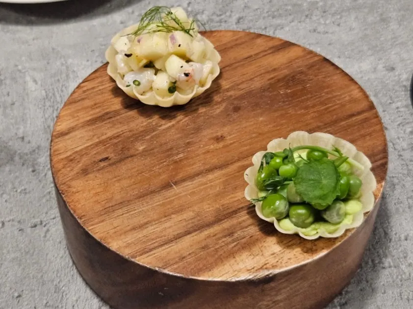 Two starter tarts from Hado's basic course