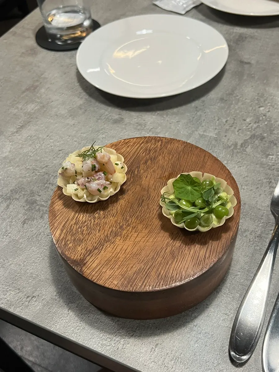 Plate with Hado's two starter tarts