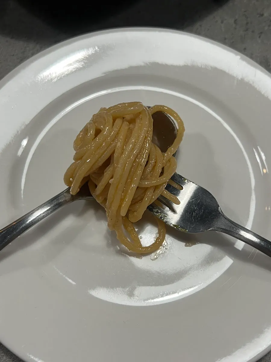 The bisque pasta ordered by my partner