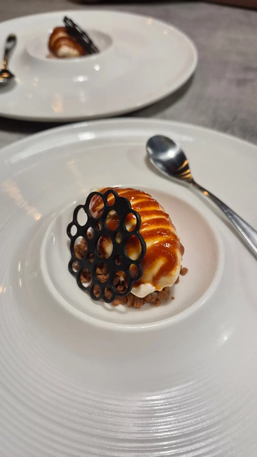 Earl Grey ice cream from Hado's course meal in Suwon