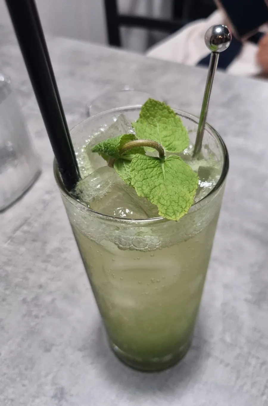 Hado basic course for two set up with green grape ade