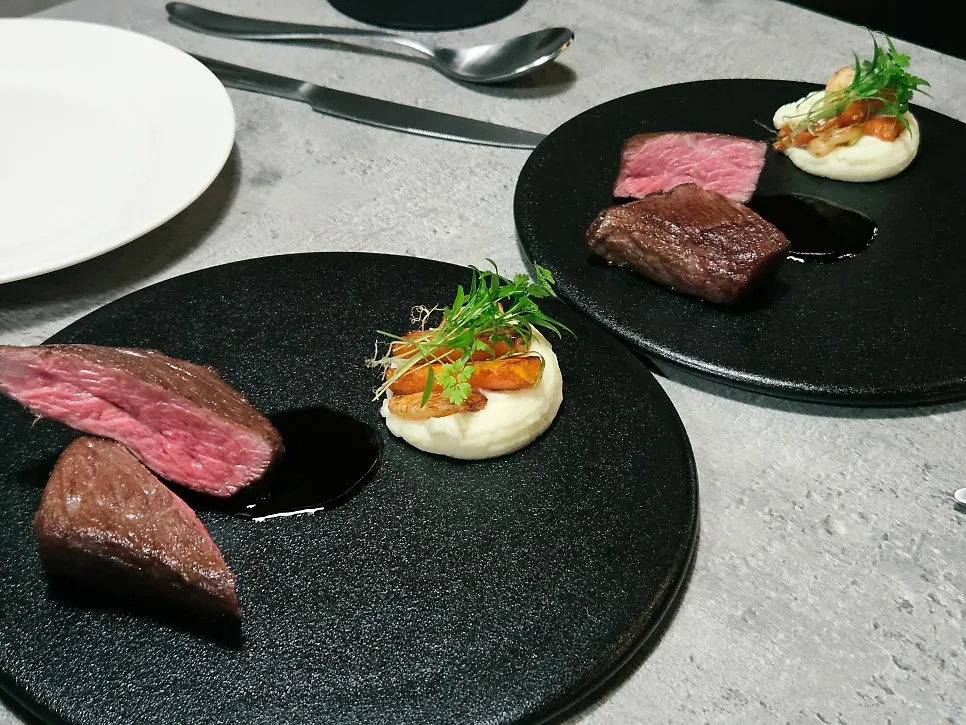 The added sous vide chuck flap steak