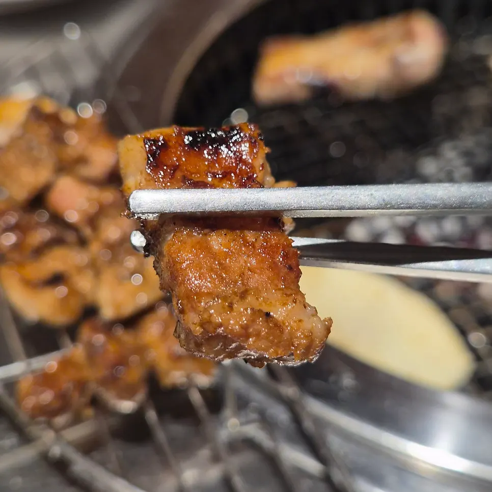 Ribs coated in the 72-hour-aged seasoning