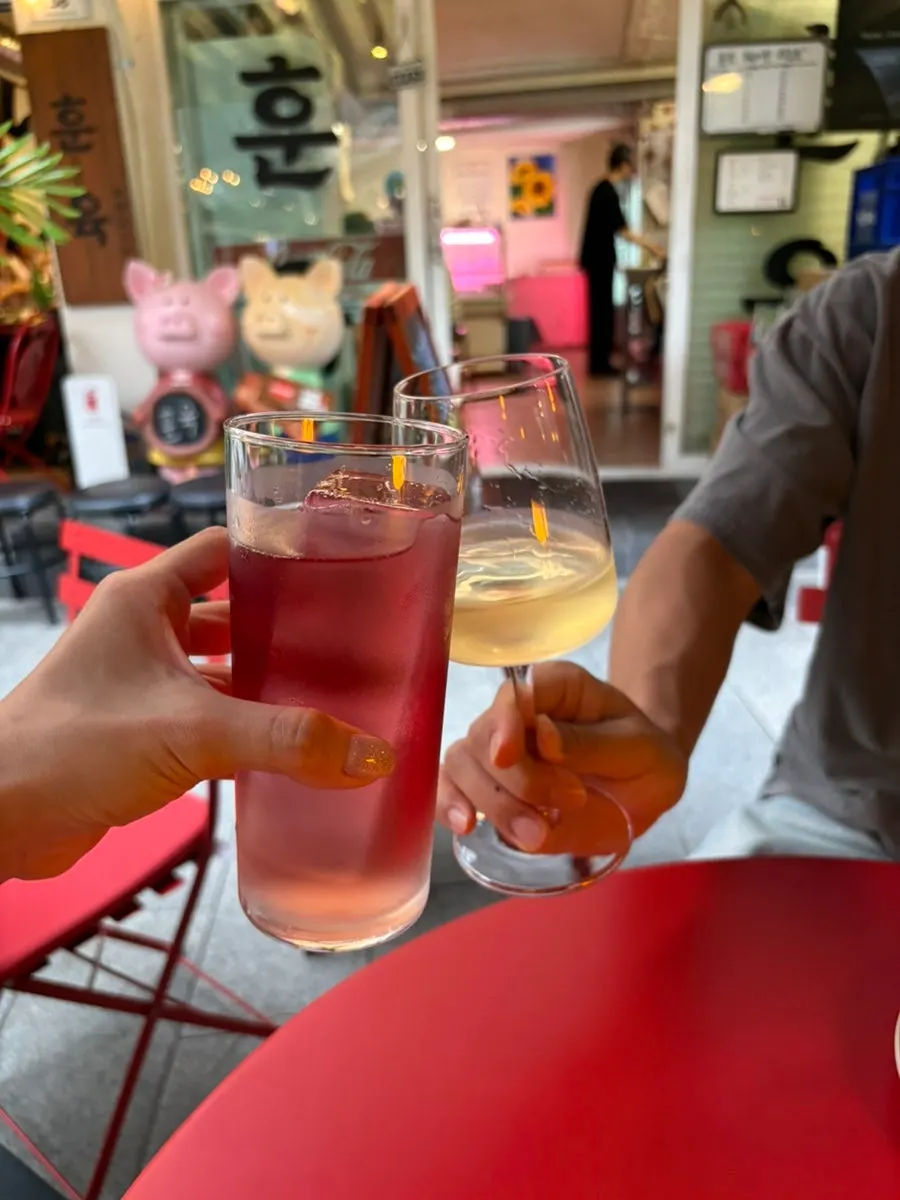Omija and bokbunja Obok Cocktail
