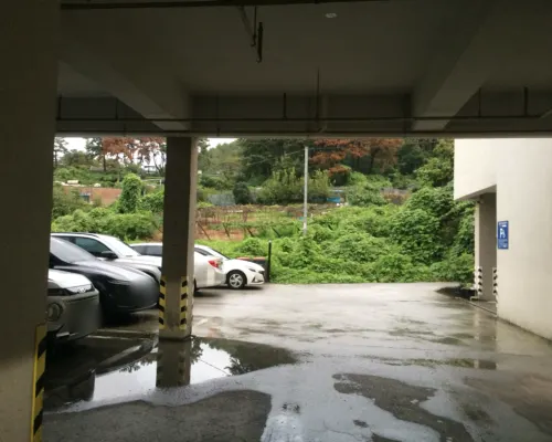 해든 전용 주차장 주변 모습