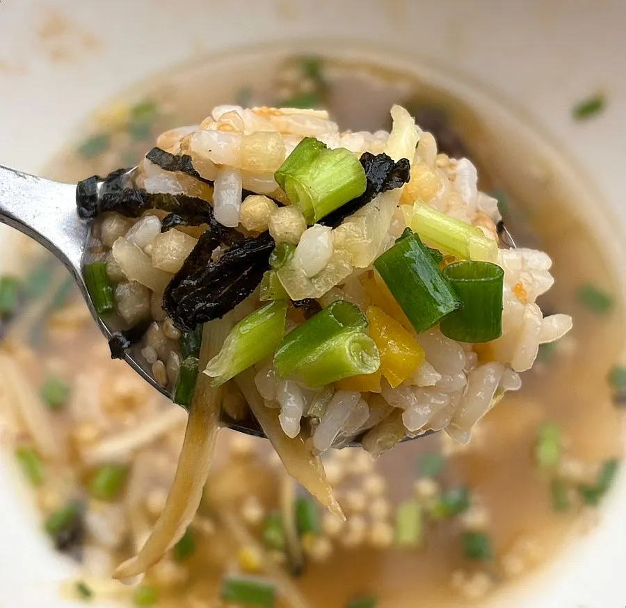 Eel ochazuke soaked in bonito broth