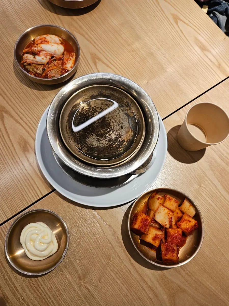 해정집 테이블 세팅