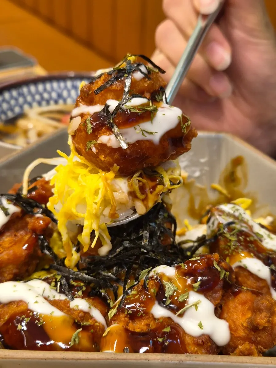 Crispy fried sides included in the set