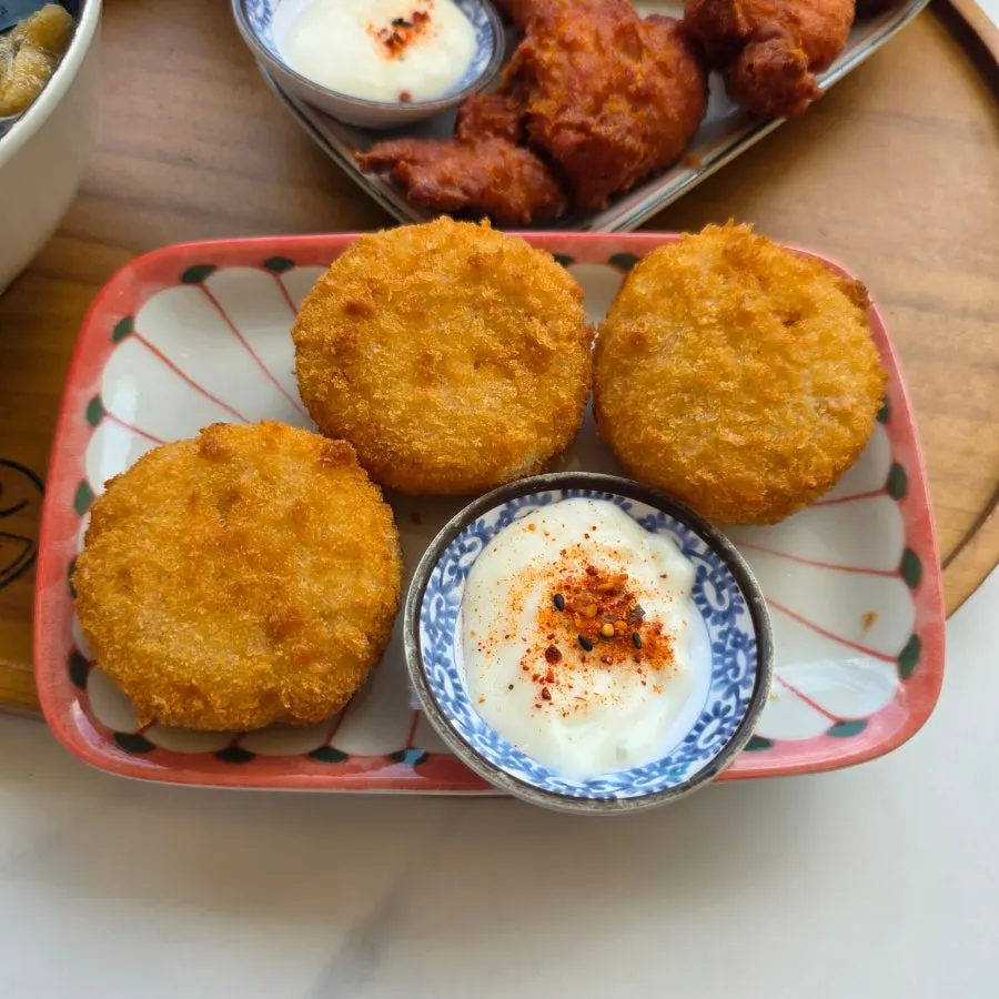 Side of 3 potato croquettes