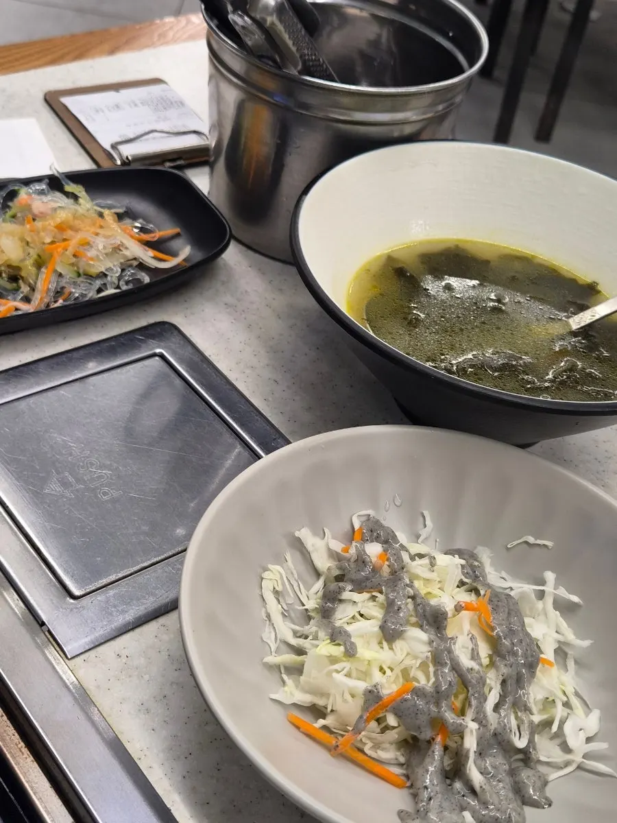 Basic table setting side dishes