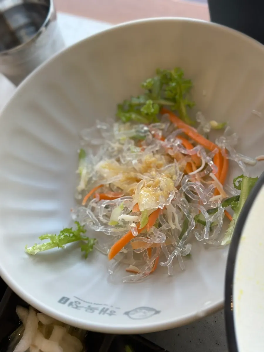 Angel hair salad side dish