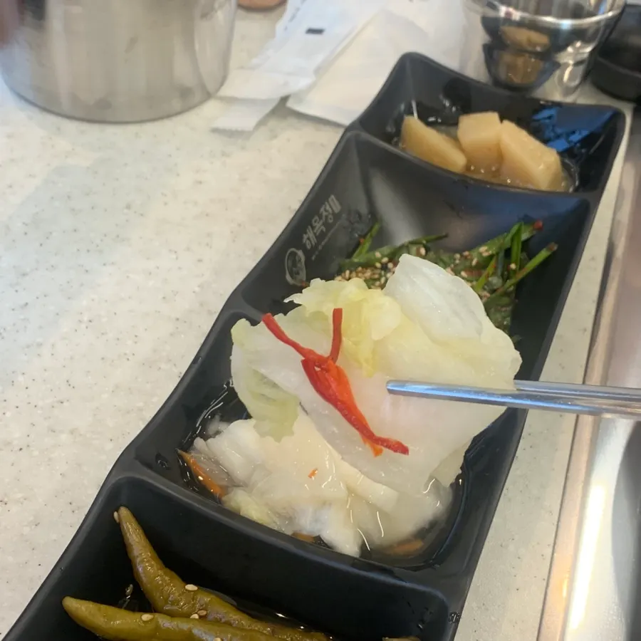 Basic side dishes at Haemokjeong Guwol Branch