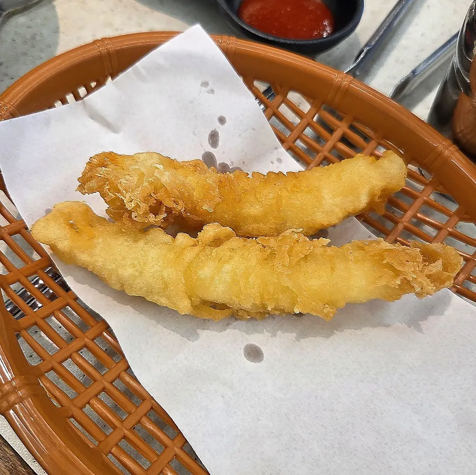 Side dish plate with cheonsachae salad