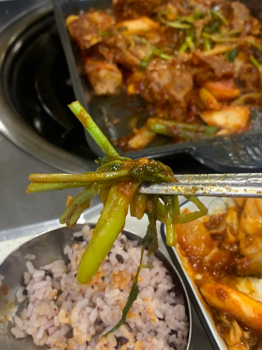 아구 살이 가득한 해목정 아구찜
