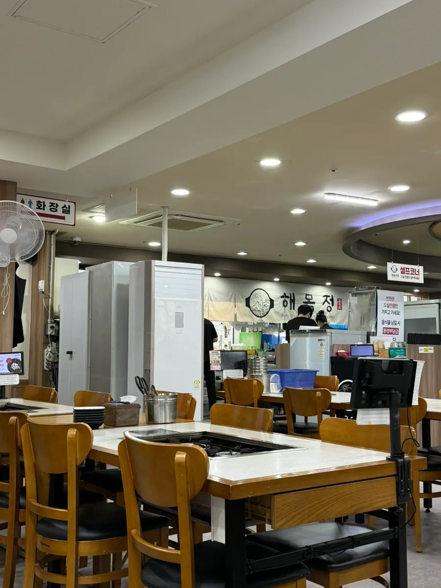 Various ginseng liquors on display in the restaurant
