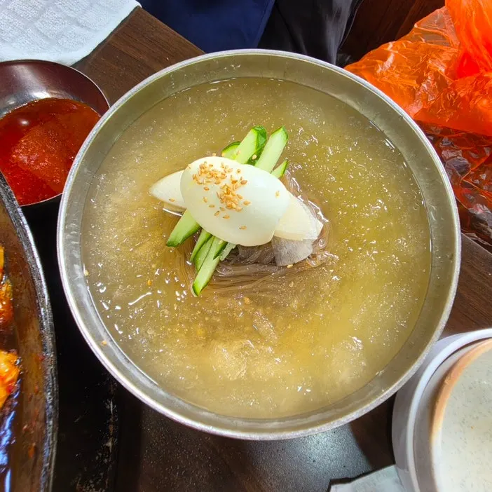 사이드로 주문한 물냉면