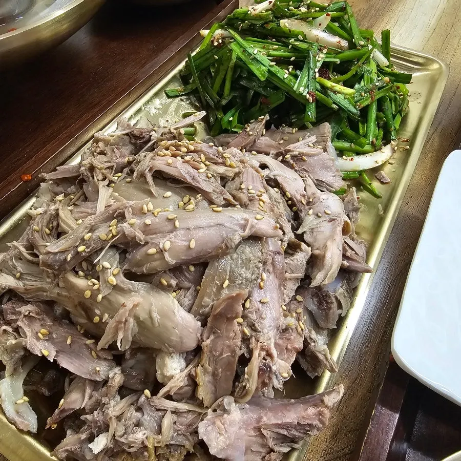 Duck baeksuk at Guil Baeksuk
