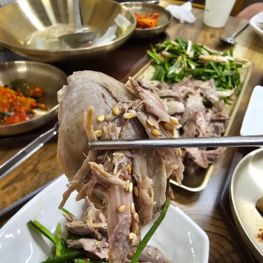 Explanation of hwangchil duck baeksuk