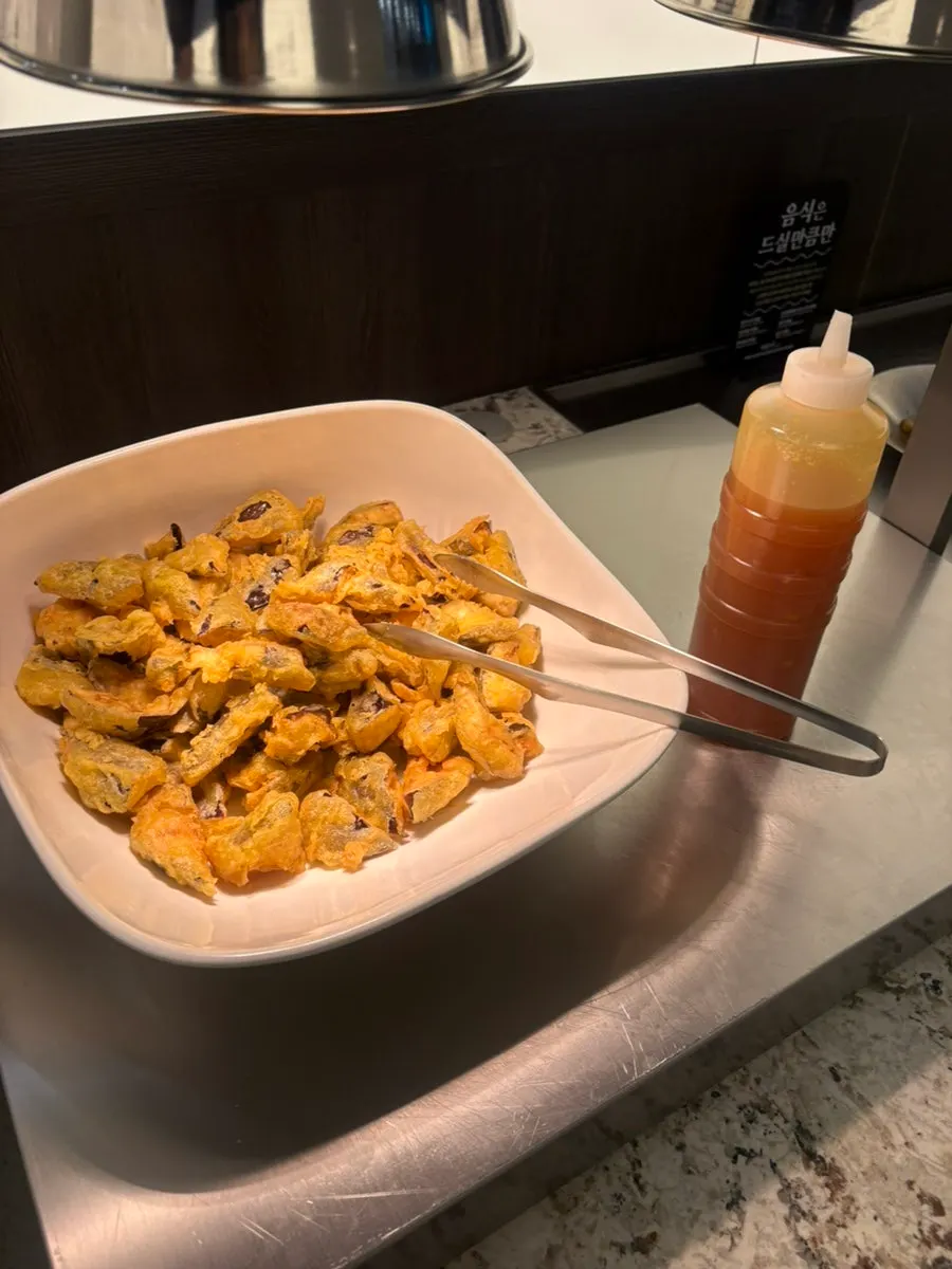 Self-serve banchan bar corner