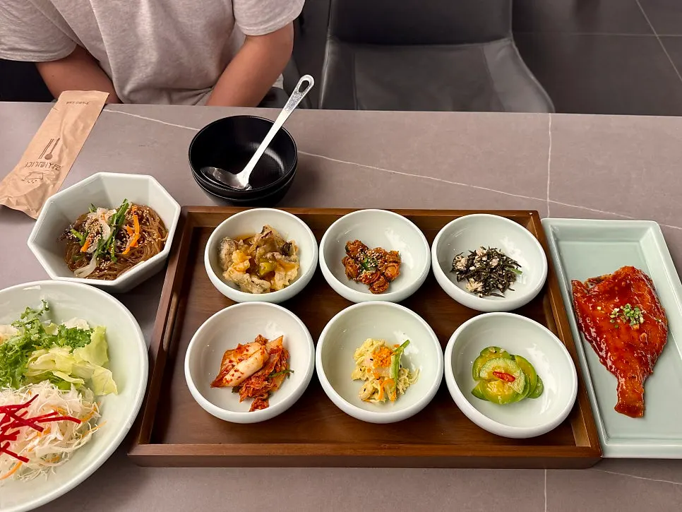 Table at the end of the meal at Haenon Miyeok Ilsan Direct Branch