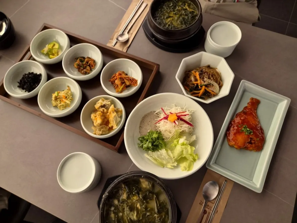해논미역 2인 미역국 정찬 한상 차림