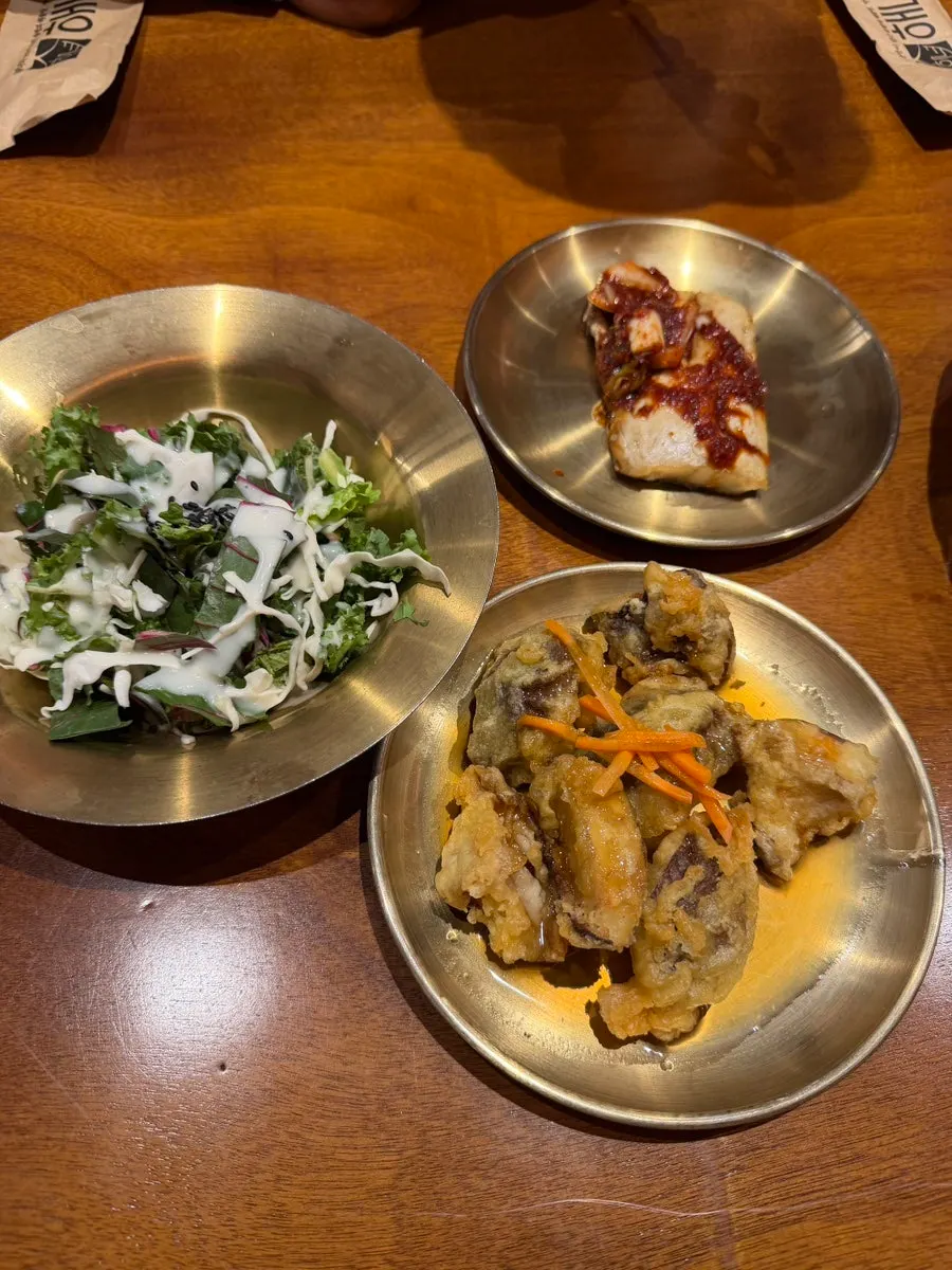 13 side dishes at Haenyeo Sotbap Gyeongsan