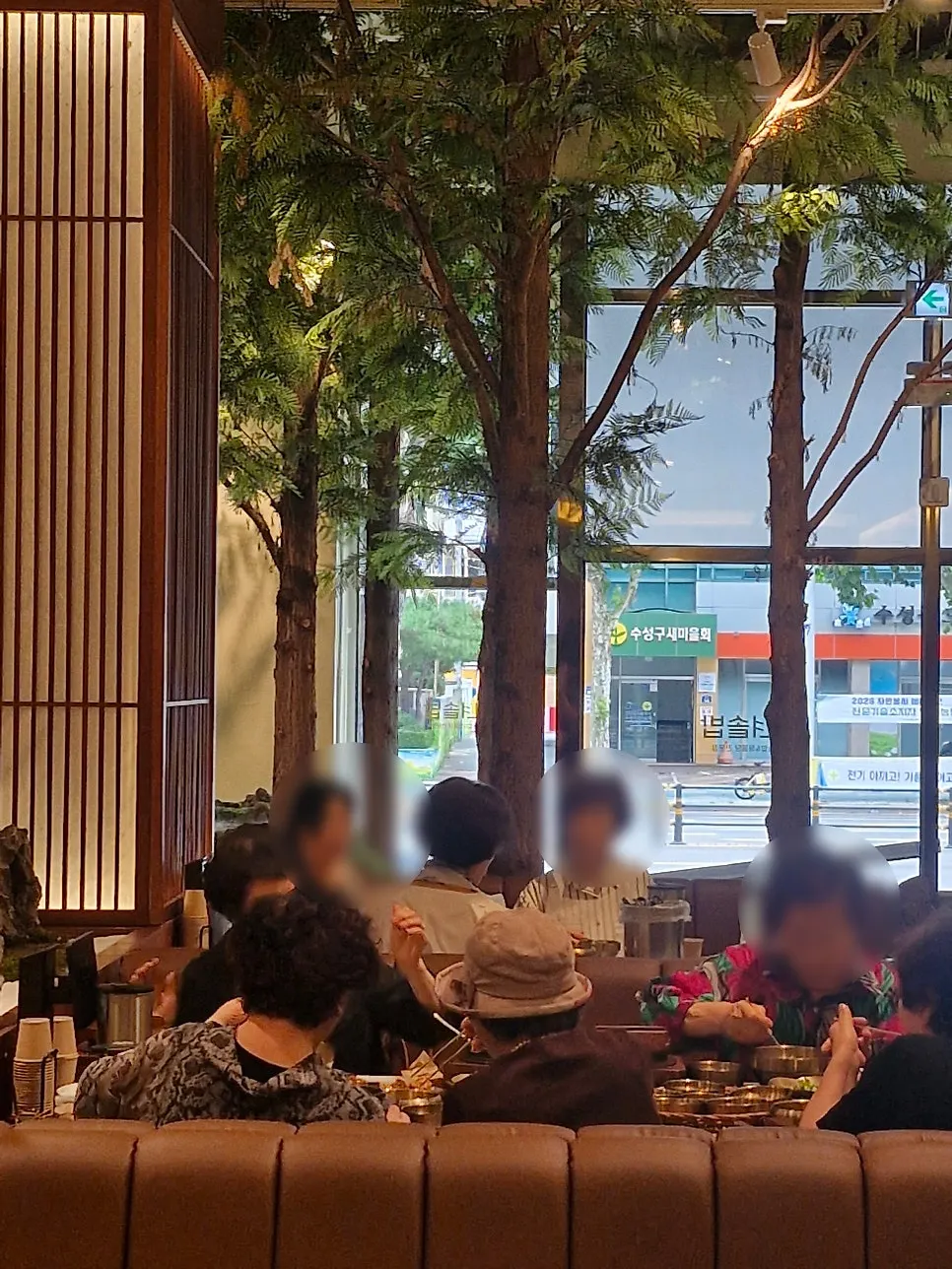 해녀솥밥 수성직영점 들어가는 길