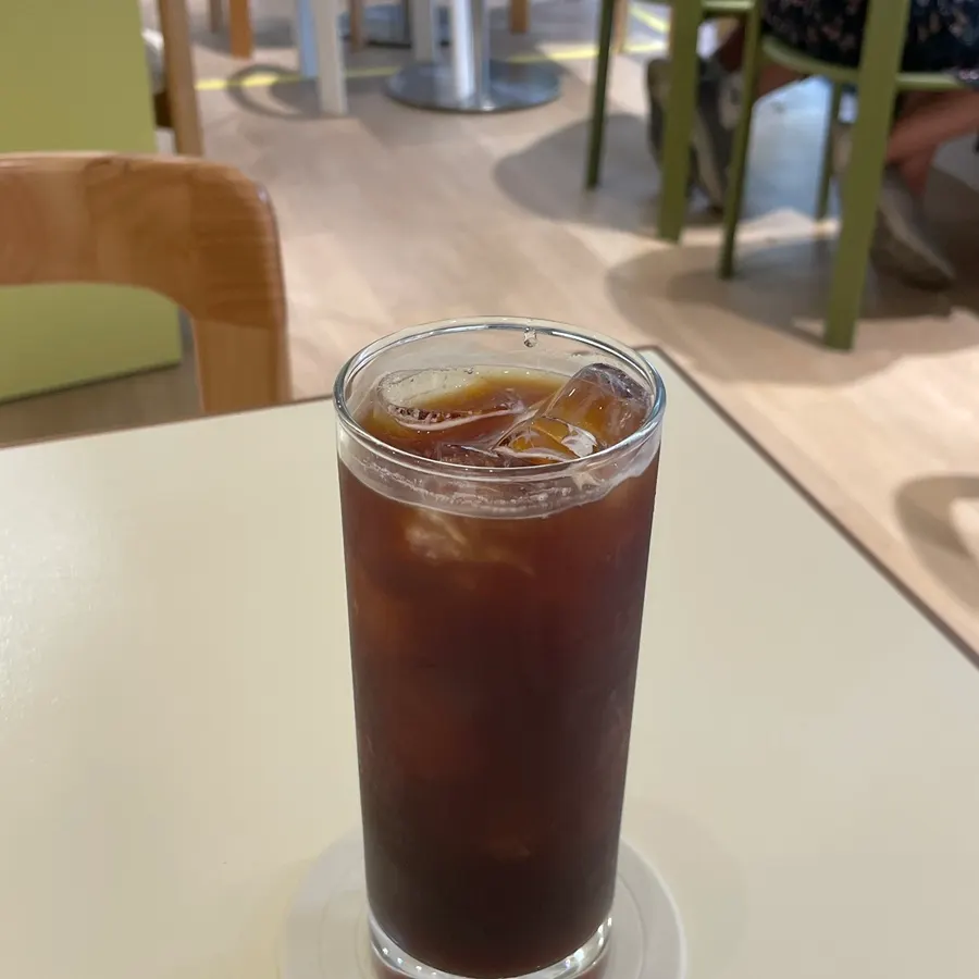 An iced Americano at HEOD Gongdeok