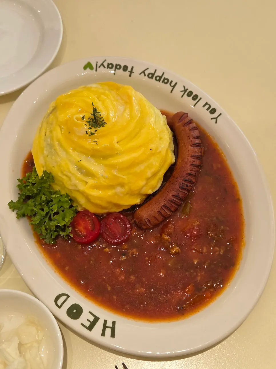 A plate of HEOD omurice