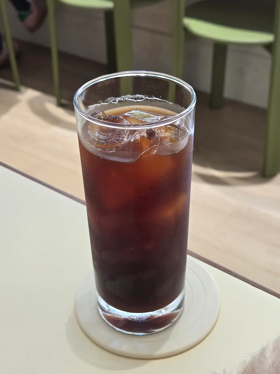 Iced americano at HEOD Gongdeok