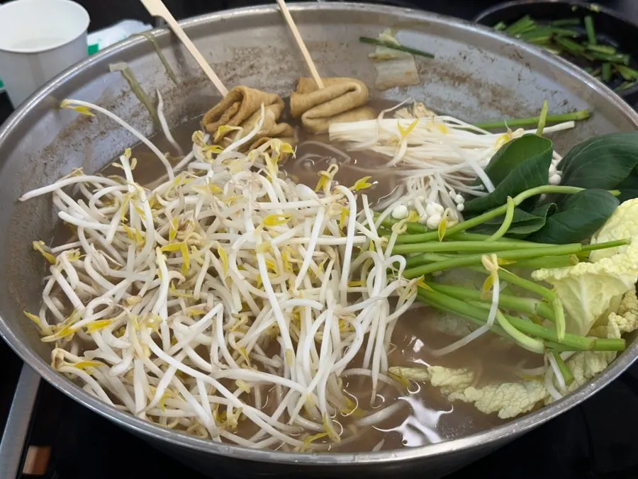 간장 초고추장 함초소금 소스 세 가지