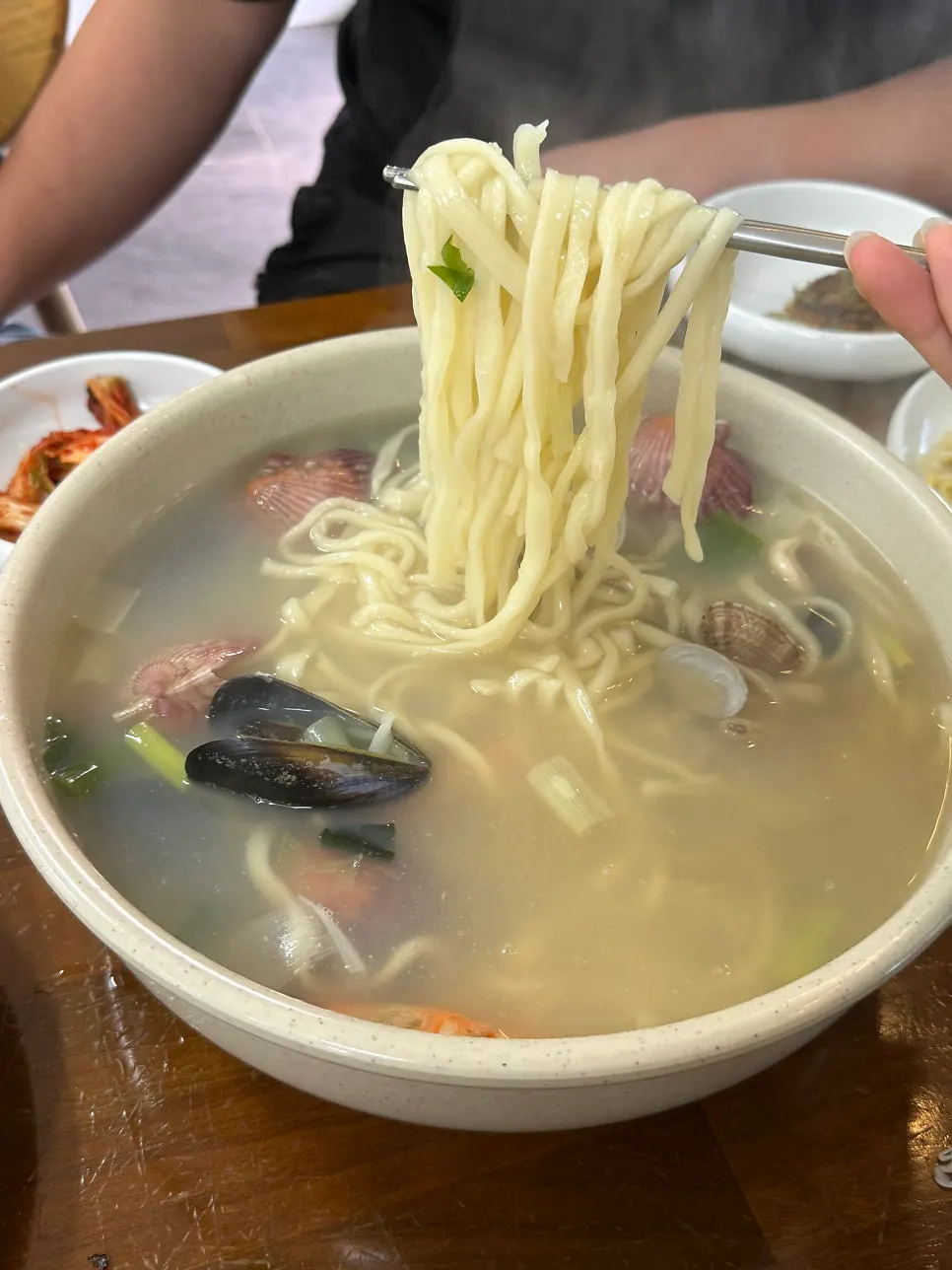 해상궁 해물칼국수 2인분 냄비