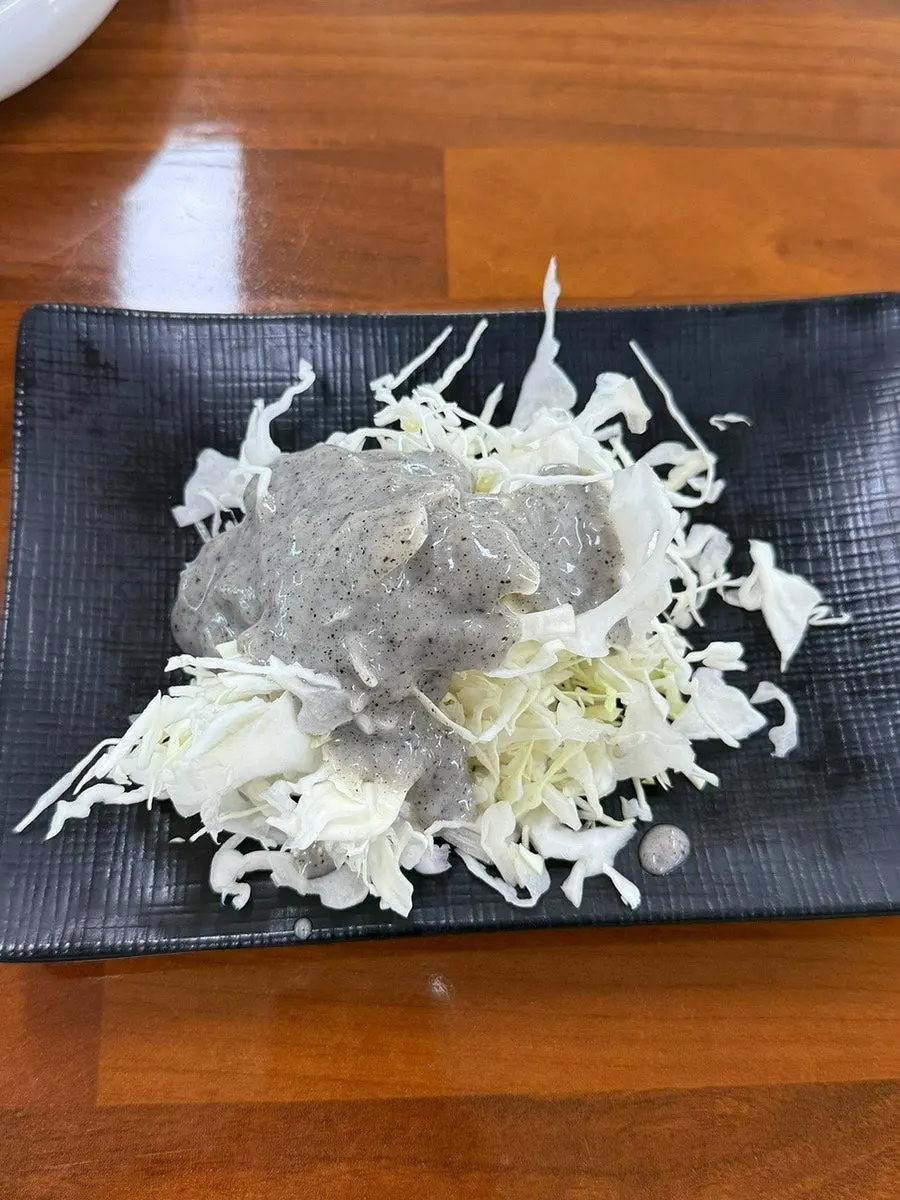 콩나물 김치 샐러드 기본 찬 상차림
