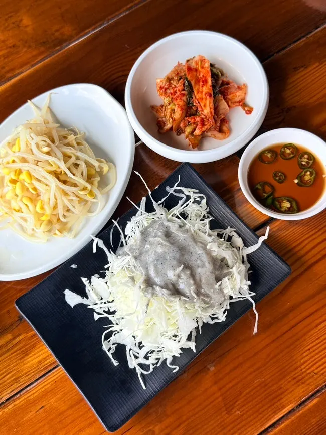 해상궁한상 3인 B세트 한 상 차림