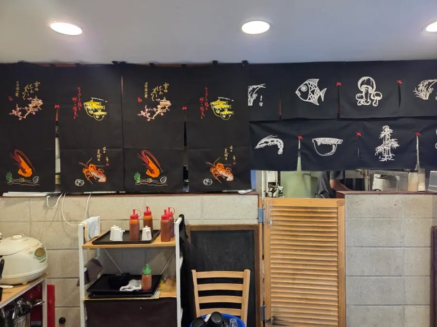 View of the tidied-up first floor seating at Haeseon