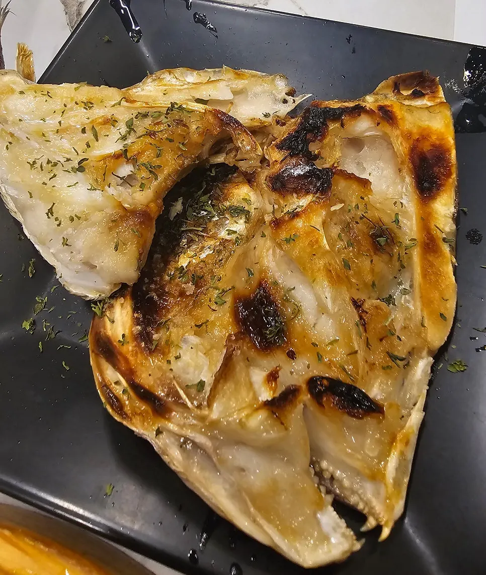 Grilled fish and corn at Haeseon