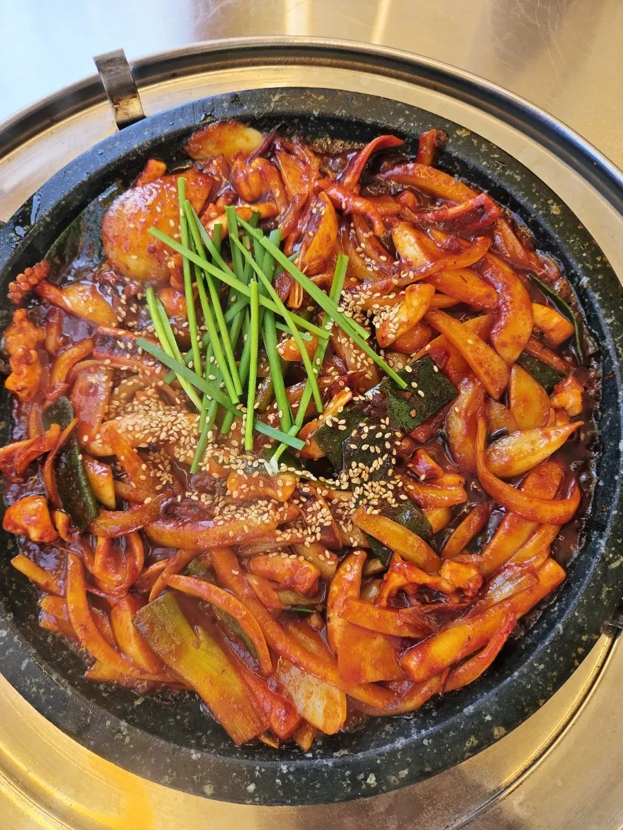 병점 오징어 전문점 해탄 화성병점점 메뉴 구성