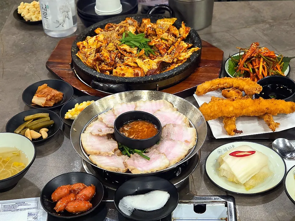 해탄한상 한 상 차림