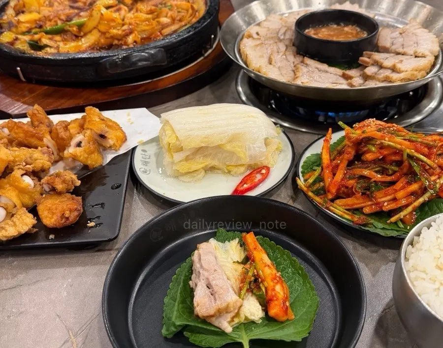 Haetan Han-sang spread at Haetan Seolleung Branch