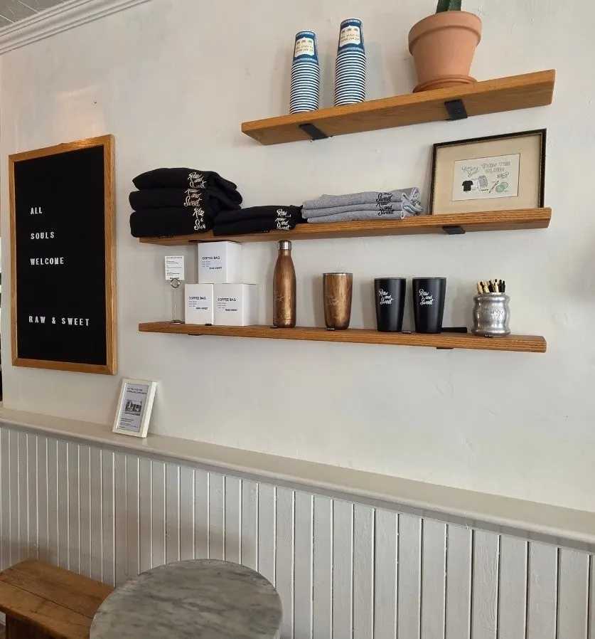 Terrace seating at Low & Sweet Bakery